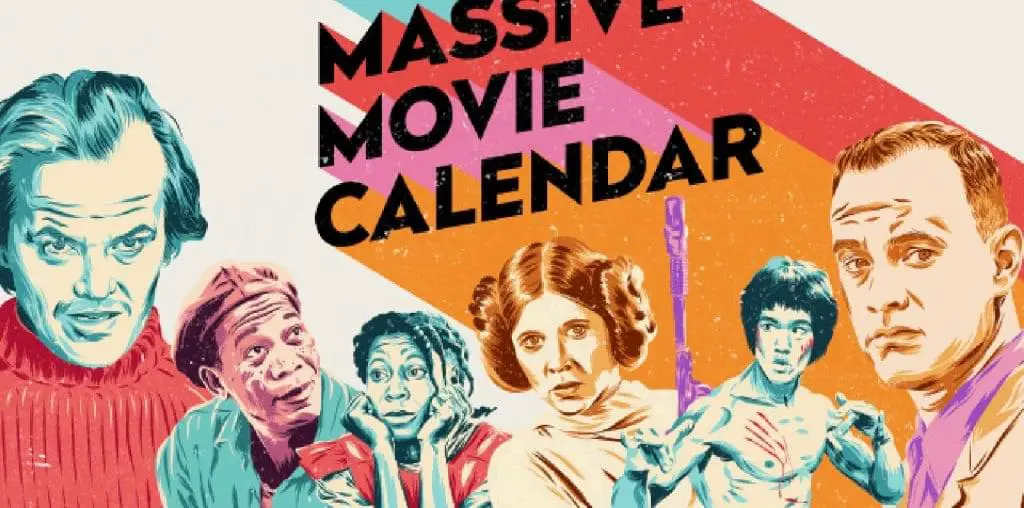 What Movie Should You Watch Tonight? The Massive Movie Calendar Knows! image