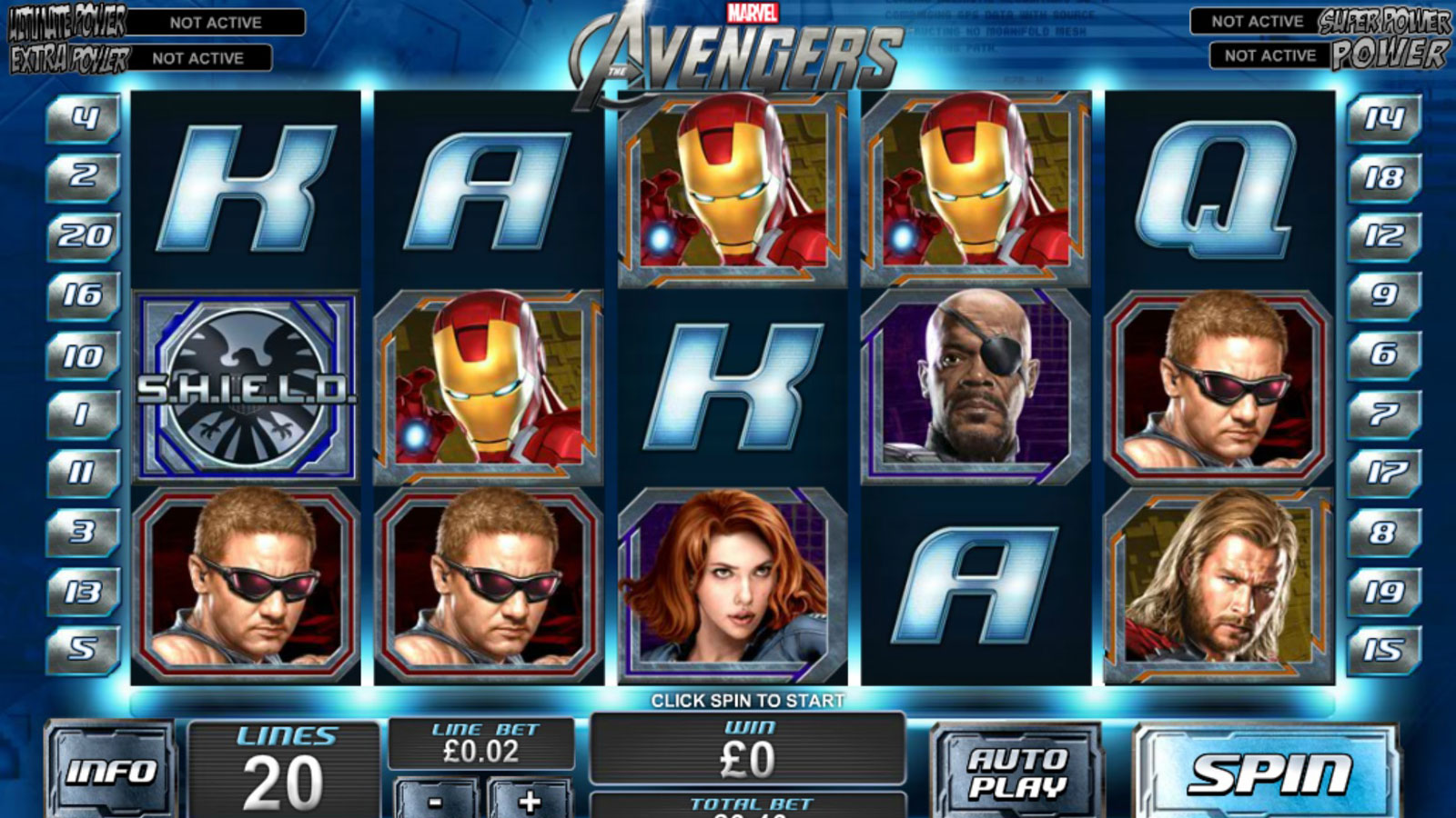 the avengers игровой автомат