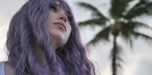 Girl in the Palms Image