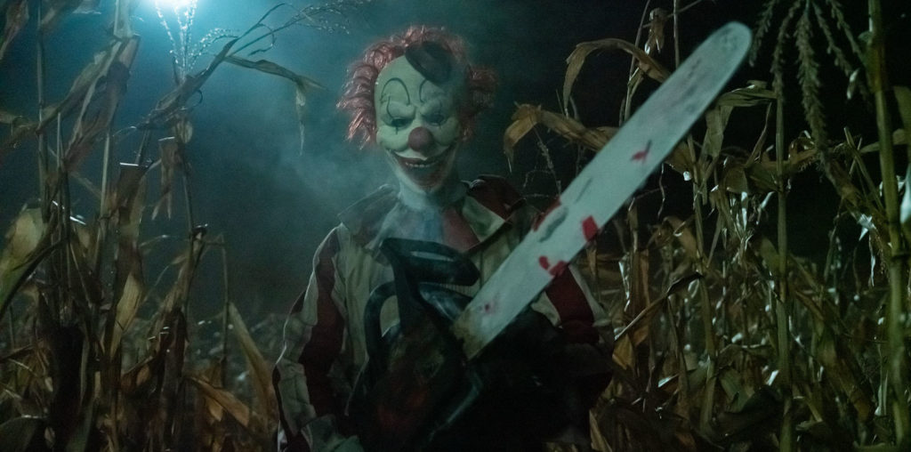 Clown in a Cornfield image