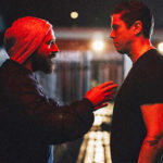 Shia LaBeouf confronts Toby Kebbell in a tense night scene from Salvable