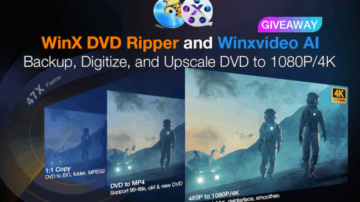 How to Digitize Your DVDs & Upscale to 4K for Free — WinX DVD