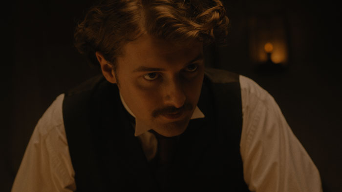 Rafe Bird as Arthur Conan Doyle in Leviathan