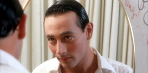 Archive Photo: Paul Reubens gazes into a mirror in Pee-wee as Himself documentary