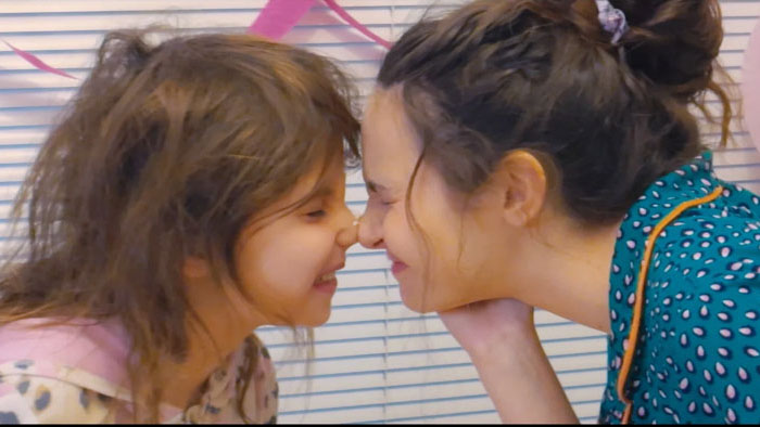 Clara and Ruby share a joyful moment in What Tomorrow Brings