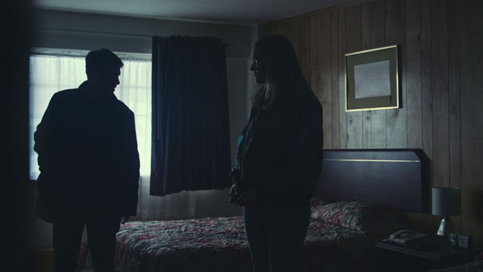 Maddison Brown as Dani and Michael Esper as Uncle Carey in To Kill A Wolf (2024)