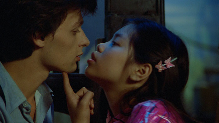 Jules and Alba share an intimate moment in Diva.