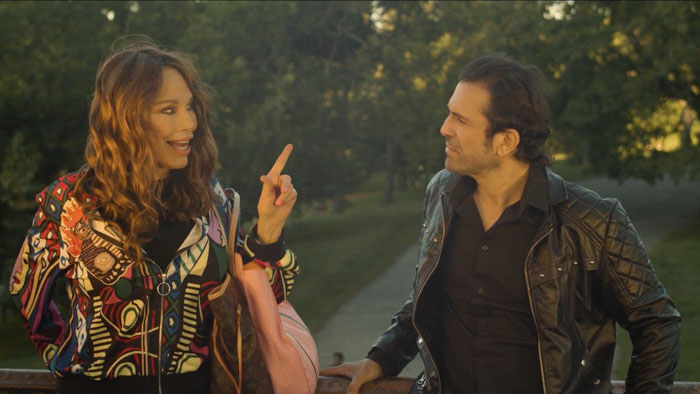 Cybela Clare and Dana Watkins share a moment in Central Park in Déjà Vu: The Peril of Pauline