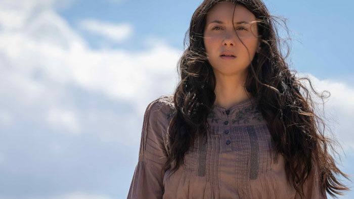 Sarah Cortez stands under the desert sun in Long Shadows