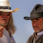 Director William Shockley and actor Grainger Hines on set of Long Shadows