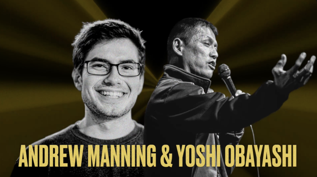 Comedic Co-Hosts Yoshi Obayashi & Andrew Manning Are Ready to Award This! image