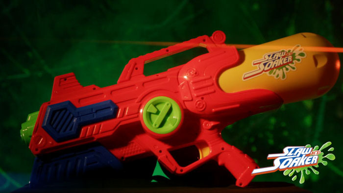 Slaw Soaker XCS coleslaw gun parody product from What Else Is On? sketch comedy series