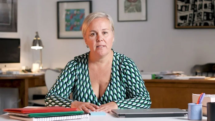 Director Natalya Murakhver speaks on camera in 15 DAYS: The Real Story of America’s School Closures.