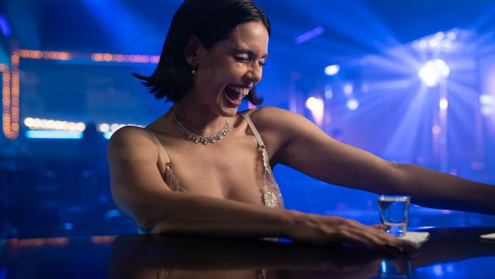 Andrea Werhun in a nightclub scene from Modern Whore.