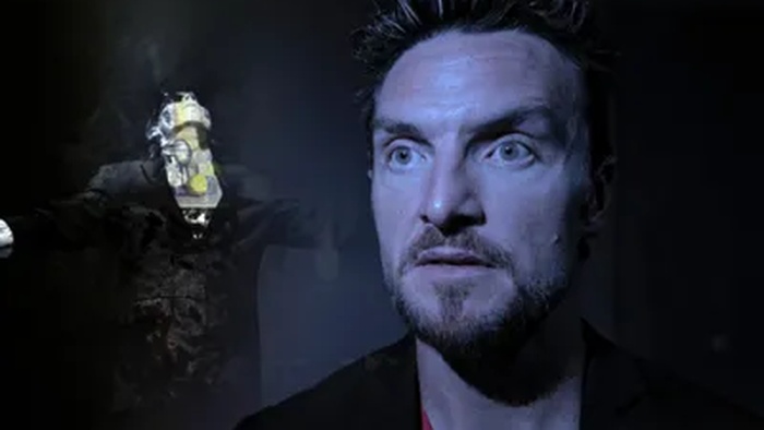 Herman Rumowitz (Christopher Michael Jones) looking shocked in My Movie Starring Paul Dano.
