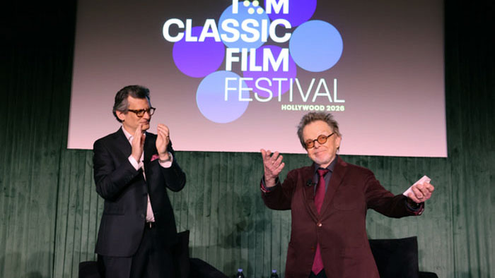Paul Williams honored onstage at the TCM Classic Film Festival Hollywood 2026.