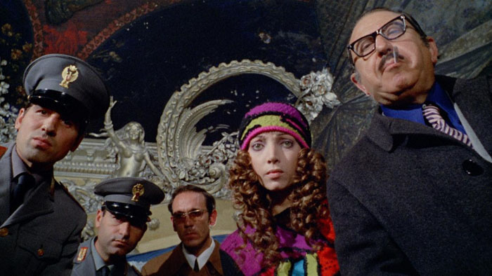 Fiorella (Mariangela Melato) in a close-up from The Seduction of Mimi.