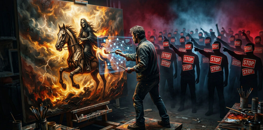 The Love of Power vs. The Power of Love: The Sickness Policing the Creative Frontier image