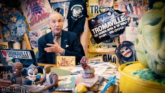 Lloyd Kaufman speaks during an interview in the documentary Enter the Television.